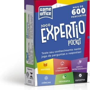 Toyster – Jogo Expertio Pocket – Quiz de Conhecimentos Gerais, +600 Perguntas e Dinâmico – Game Office