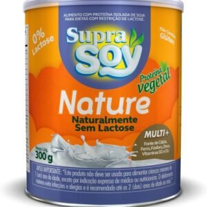 SUPRA SOY Alimento Em Pó Supra Soy Nature Naturalmente Sem Lactose – 300G