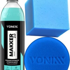 Kit Pintura Queimada Vonixx Makker Maquiador Automotivo Renova Pintura Defeitos Vonixx + Aplicador de Espuma