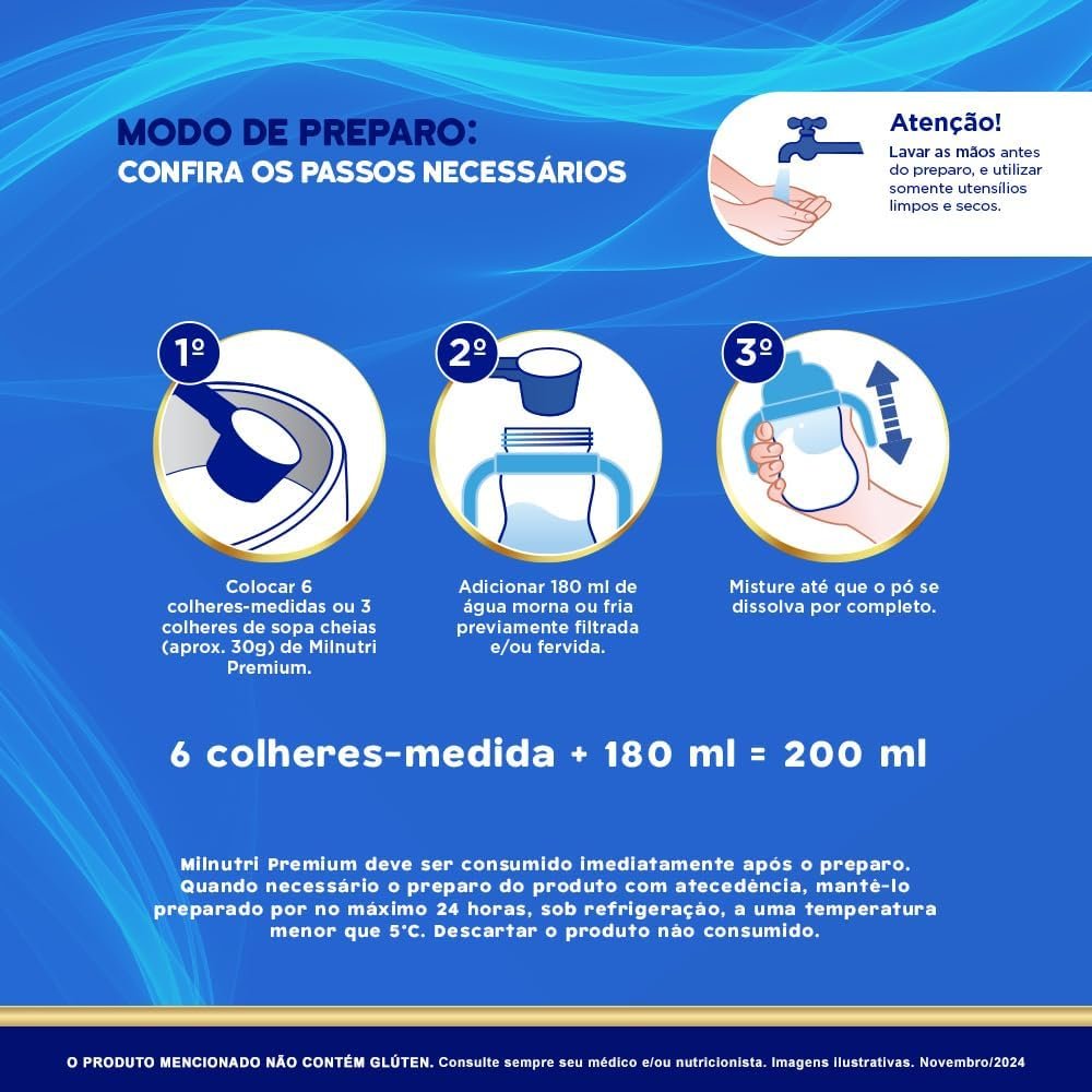 Danone Nutricia Milnutri Premium - Composto Lácteo Idade Pré Escolar 800G - Imagem 7
