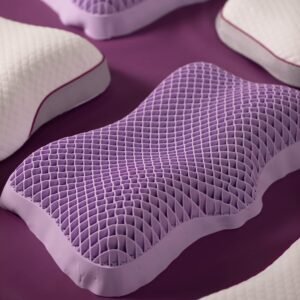 Travesseiro Hipoalergênico Cervical Airgelly 2.0® – I wanna sleep – 100% Lavável e Respirável, Antialérgico e Confortável. Alivia os Pontos de Pressão do Pescoço e Fornece Suporte Extra para a Coluna