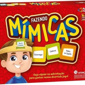 Jogo Fazendo Mímicas Pais & Filhos – 216 Peças, Educativo e Divertido para Família e Amigos – 2 a 4 Jogadores
