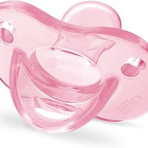 Lillo Chupeta Soft Calming 100% Silicone Simétrico Tam 1 – Rosa