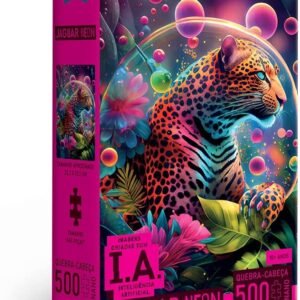 Toyster – Quebra-cabeça: IA: Jaguar Neon – 500 peças nano – Game Office