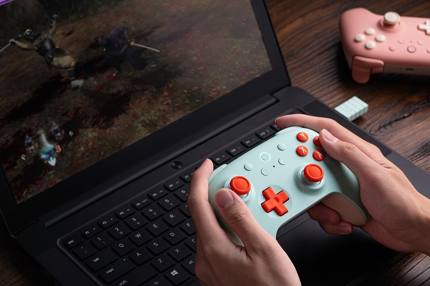 8BitDo Ultimate 2C Wireless Controller for Windows PC and Android, with 1000 Hz Polling Rate, Hall Effect Joysticks and Triggers, and Remappable L4/R4 Bumpers (Mint) - Imagem 6