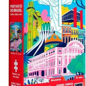 Toyster – Quebra-cabeça: Postais do Brasil: Monumentos – 500 peças nano – Game Office Toyster – Quebra-cabeça: Postais do Brasil: Monumentos – 500 peças nano – Game Office