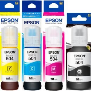 Kit Epson Refil de Tinta T504 Preto/Magenta/Ciano/Amarelo