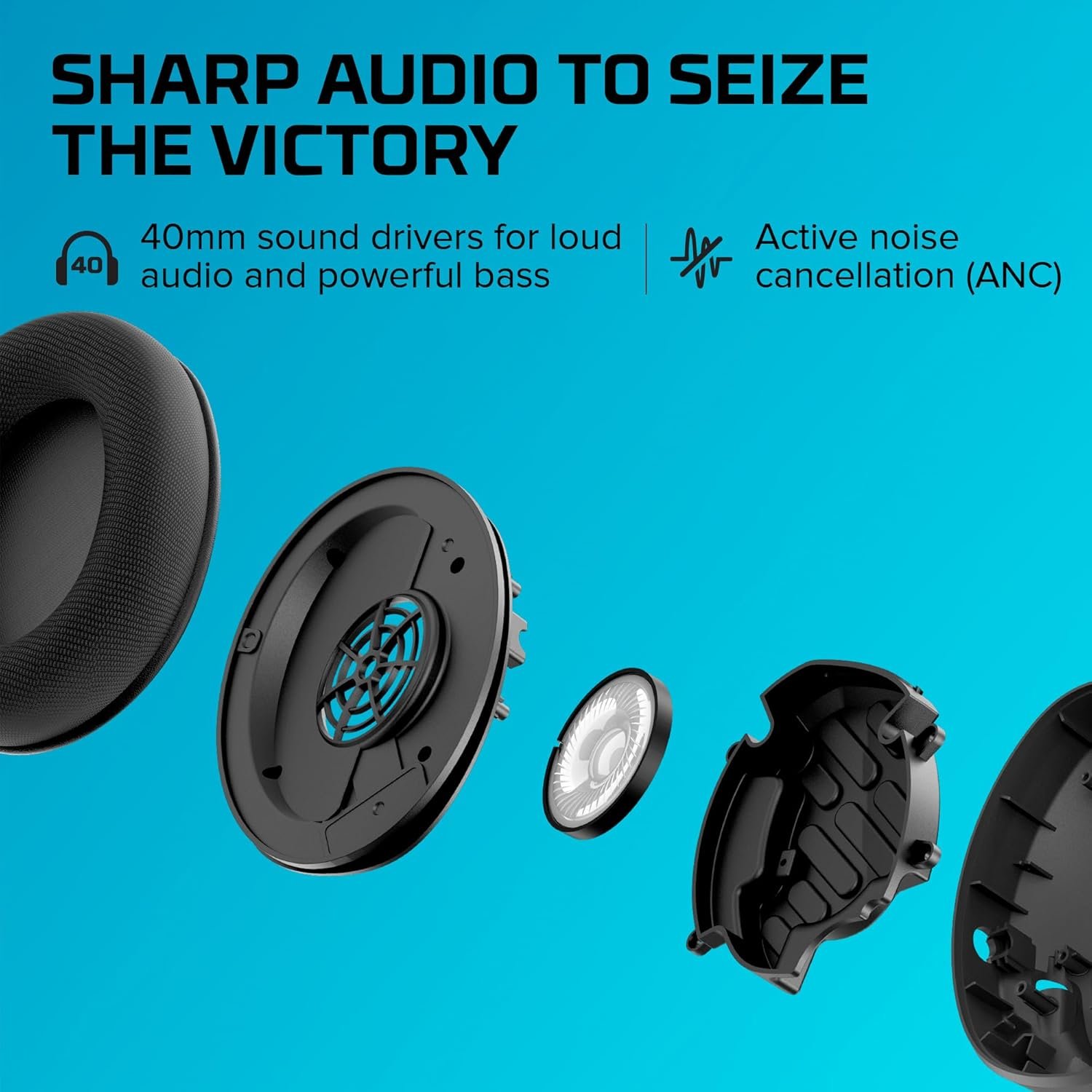 Headset Gamer HyperX Cloud Stinger 2 Core PS5 - para PlayStation, Headset Leve, Microfone com Função de Girar para Silenciar, Drivers de 40 mm, Branco (6H9B5AA) - Imagem 3