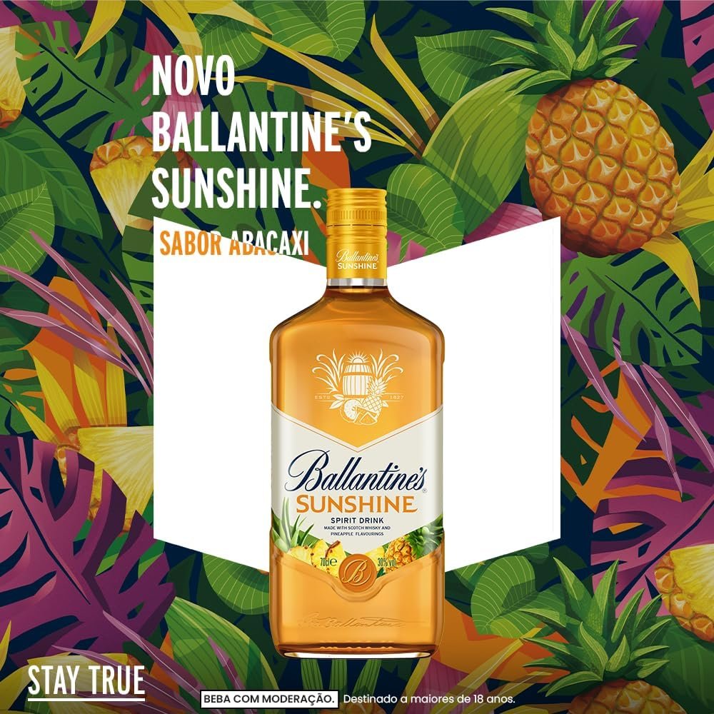 Whisky Ballantine's Sunshine Abacaxi - 700 ml - Imagem 8