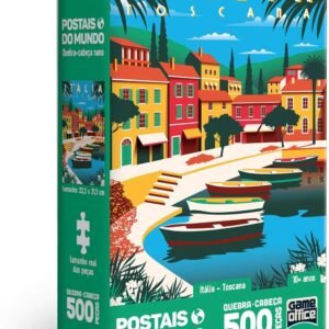 Toyster – Quebra-cabeça: Postais do Mundo – Itália – Toscana – 500 peças nano – Game Office Toyster – Quebra-cabeça: Postais do Mundo – Itália – Toscana – 500 peças nano – Game Office