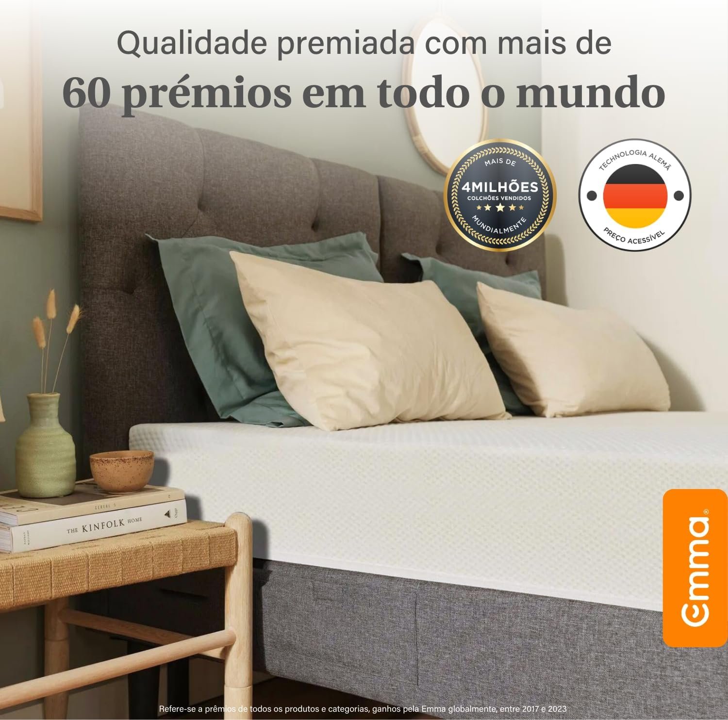 Colchão Solteiro Emma One Plus – com tecnologia alemã, 100 noites de teste e 10 anos de garantia. - Imagem 7