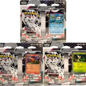Carta Pokémon Blister Escarlate Fogo Branco c/25 Cards Copag (Snivy)