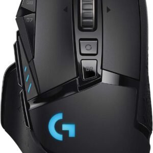 Mouse Gamer Sem Fio Logitech G502 LIGHTSPEED com Tecnologia RGB LIGHTSYNC, Ajustes de Peso, 11 Botões Programáveis, Sensor HERO 25K e Bateria Recarregável – Compatível com POWERPLAY Mouse Gamer Sem Fio Logitech G502 LIGHTSPEED com Tecnologia RGB LIGHTSYNC, Ajustes de Peso, 11 Botões Programáveis, Sensor HERO 25K e Bateria Recarregável – Compatível com POWERPLAY