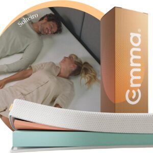 Colchão Solteiro Emma One Plus – com tecnologia alemã, 100 noites de teste e 10 anos de garantia.