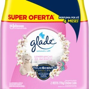 Glade Aromatizador de Ambiente Automático, Lembranças de Infância, 2 Refis de 260ml Cada