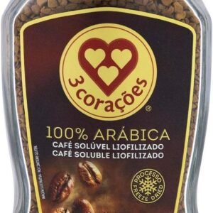 3 Corações Café Solúvel Liofilizado, Vidro 100G