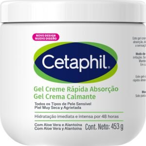 Gel Creme Hidratante Corporal para Pele Sensível Cetaphil 453g – Hidratação 48h com Aloe Vera Gel Creme Hidratante Corporal para Pele Sensível Cetaphil 453g – Hidratação 48h com Aloe Vera