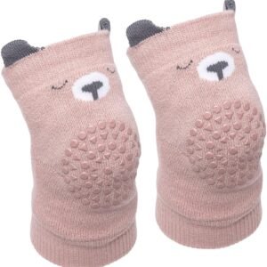 Buba, Joelheira Antiderrapante Urso Rosa