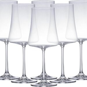 Jogo de 6 tacas para agua Xtra em cristal ecologico 560ml A24,5cm