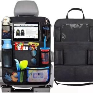 Organizador de Carro Porta Trecos para Banco Traseiro, 10 Bolsos Poliéster Resistente, Grande Capacidade, Ideal para Viagens, Pais e Motoristas de Aplicativo Organizador de Carro Porta Trecos para Banco Traseiro, 10 Bolsos Poliéster Resistente, Grande Capacidade, Ideal para Viagens, Pais e Motoristas de Aplicativo