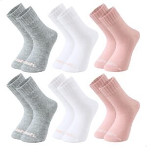 Kit 6 Pares De Meia INFANTIL Mash Algodão Cotton Punho Soft