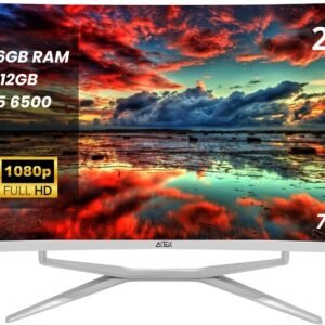 Computador All in One Curvo 27″ 75Hz Full HD Painel VA i5 6500 512GB 16GB RAM DDR3 Wi-Fi 2.4 e 5GHz com Alto-Falante Integrado