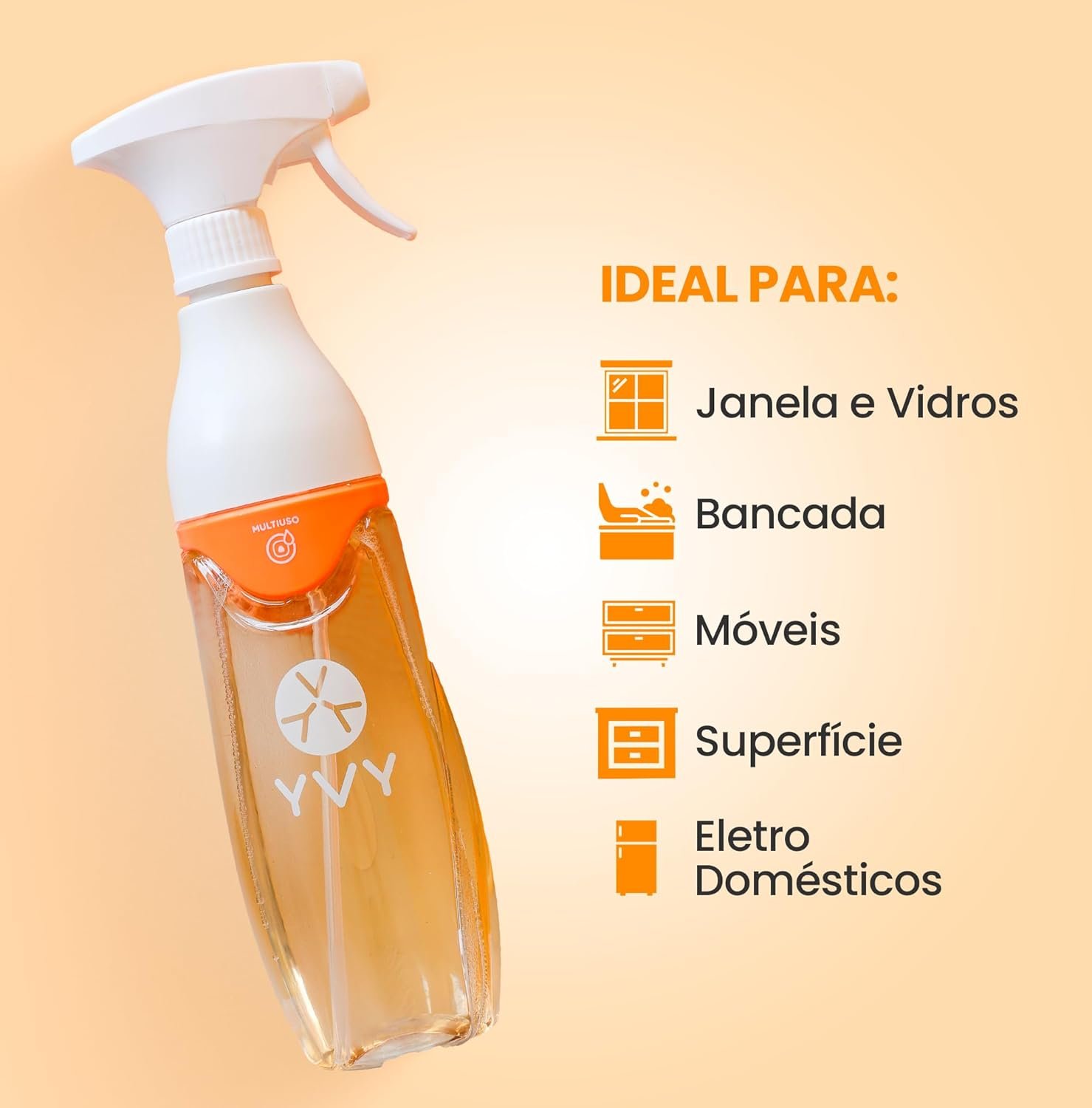 YVY Refil Kit Multiuso Especiarias - Kit Lavanderia Natural, Produtos de Limpeza - Testado Dermatologicamente, Vegano, Hipoalérgico, Cruelty Free, Poupa espaço - 2 cápsulas - 1080ml Total - Imagem 2