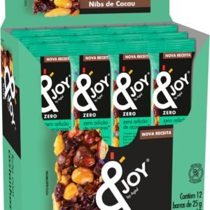 Enjoy Barra Zero Açúcar Avela E Nibs De Cacau 12 X 25G