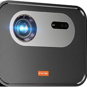 Projetor BYINTEK R90 Max full HD Suporta 4K 3D 1080P, Focagem Automática TOF, 2200 ANSI, 20W*2, Projector de Microfone, Adequado para Home Theater/KTV/negócios/jogos/Powerpoint