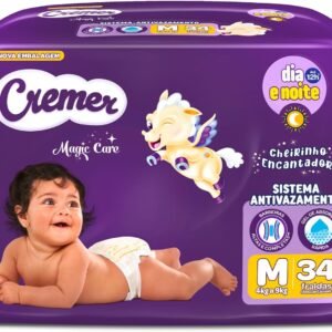 Fralda Cremer Econômica M 34 Unidades
