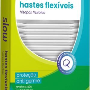 Hastes Flexíveis – 150 Unidades, Cor Branco, Lanossi Beauty & Care.