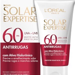 Protetor Solar Facial L’Oréal Paris Solar Expertise Antirrugas Fps 60 40G