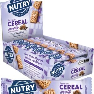 Barra de Cereal Avelã com Chocolate Nutry com 24 Unidades