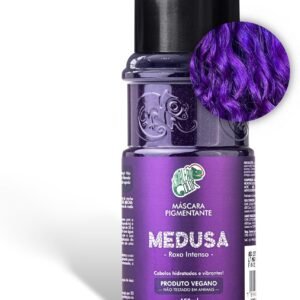Kamaleão Color – Máscara Pigmentante Semi-Permanente, Medusa – Cores Vibrantes e Hidratação Intensa – Low Poo, Vegano, Cruelty Free – 150ml