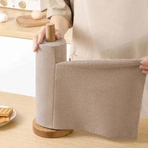 Rolo de pano de limpeza de microfibra, toalhas removíveis, reutilizáveis, laváveis, sem arranhões, panos de prato ultra absorventes para carro, casa, garagem ou loja (ouro)