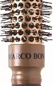 Escova Profissional Thermal Metallic Vazada Vent Longer 39Mm, 8014, Marco Boni, Dourado, Marco Boni