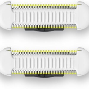 Lâmina de Reposição Philips OneBlade Skin Protect – para Aparador e Barbeador Elétrico OneBlade Intimo, pacote duplo, QP229/52