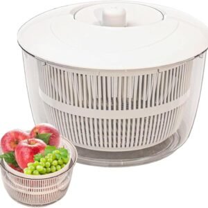 EKROTOK Secador de Saladas 5L, Desidratador de Frutas e Vegetais