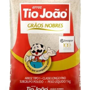 Arroz Branco Tio João Grãos Nobres – 1kg