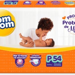 Fralda Pom Pom Protek Proteção de Mãe Mega P 54 Unidades