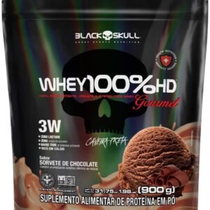 REFIL POUCH 100% HD GOURMET 900G SORVETE CHOCOLATE