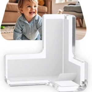 Protetor de Quina para Bebê Silicone Transparente Flexível Kit 10 Peças Segurança Infantil Idoso Anti Impacto Fácil Instalação Móveis Mesa Rack Armário