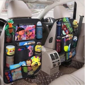 Organizador de Carro para Banco Traseiro com 10 Bolsos – Ideal para Bebê, Crianças e Viagens – Armazena Brinquedos, Mamadeiras, Lenços e Mais Organizador de Carro para Banco Traseiro com 10 Bolsos – Ideal para Bebê, Crianças e Viagens – Armazena Brinquedos, Mamadeiras, Lenços e Mais