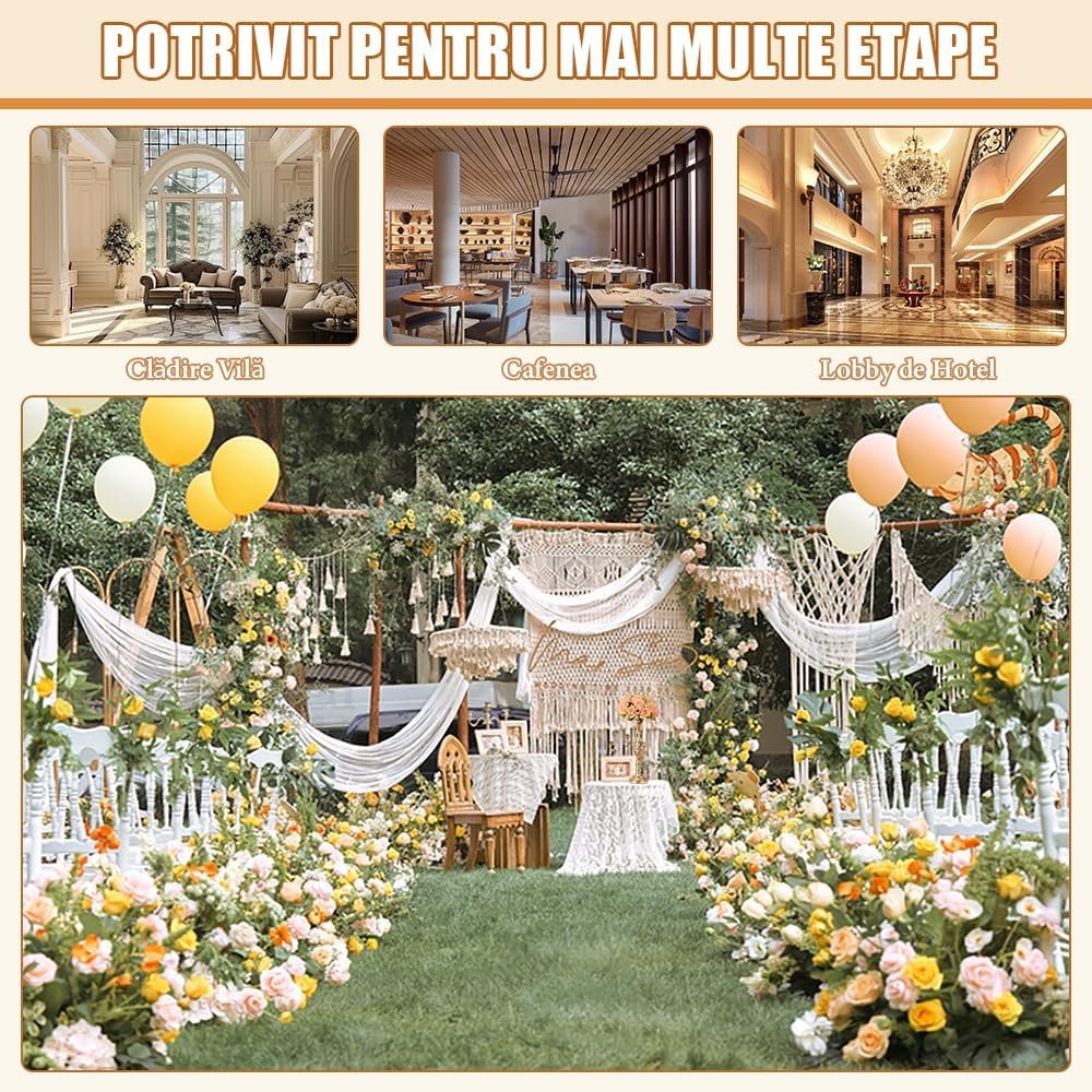 12 peças de Metal para Arranjos de Flores, Suporte de Arranjos de Flores de Metal, Centros de Mesa de Metal, Vasos Dourados para Centros de Mesa - Imagem 5