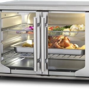 Forno e Fritadeira Sem Óleo Oster 42L French Door 2 em 1-220V