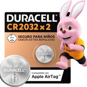 Duracell Pilhas Moeda CR2032 Pack 2 Unidades – Ideal para Placas Mãe e Controles Automotivos