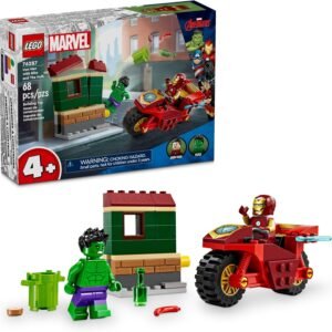 LEGO Super Heroes Marvel Homem de Ferro com Motocicleta e o Hulk 76287