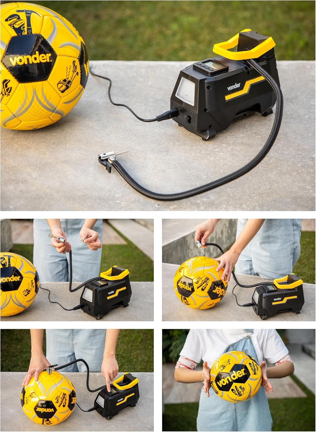 Vonder, Compressor De Ar Automotivo, Cav 150, 12 V Ou 127 V~ A 220 V~ Bivolt Automático. - Imagem 11