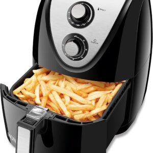 MONDIAL Fritadeira Sem Óleo Grand Family Inox – 5L, 220V, Preto, 1900W – AFN-50-BI