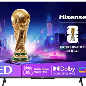 Hisense Smart TV UHD 4K QLED 65″ Polegadas 65Q7QG Google TV Modo Jogo Pro 144 Hz, AMD FreeSync Premium, Dolby Vision Atmos e Compatível com Alexa